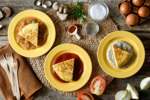 Variatet af spansk tortilla med kartoffel